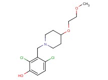 2,4-dichloro-3-{[4-(2-methoxyethoxy)piperidin-1-yl]methyl}phenol