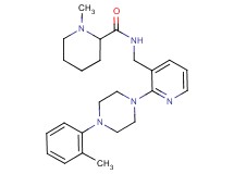 1-methyl-N-({2-[4-(2-methylphenyl)-1-piperazinyl]-3-pyridinyl}methyl)-2-piperidinecarboxamide