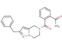 1-{2-[(2-benzyl-6,7-dihydropyrazolo[1,5-a]pyrazin-5(4H)-yl)carbonyl]phenyl}ethanone