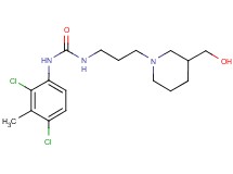 N-(2,4-dichloro-3-methylphenyl)-N'-{3-[3-(hydroxymethyl)piperidin-1-yl]propyl}urea