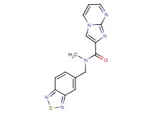 N-(2,1,3-benzothiadiazol-5-ylmethyl)-N-methylimidazo[1,2-a]pyrimidine-2-carboxamide