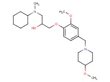 1-[cyclohexyl(methyl)amino]-3-{2-methoxy-4-[(4-methoxy-1-piperidinyl)methyl]phenoxy}-2-propanol