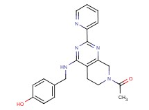 4-{[(7-acetyl-2-pyridin-2-yl-5,6,7,8-tetrahydropyrido[3,4-d]pyrimidin-4-yl)amino]methyl}phenol