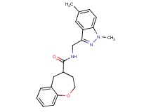 N-[(1,5-dimethyl-1H-indazol-3-yl)methyl]-2,3,4,5-tetrahydro-1-benzoxepine-4-carboxamide