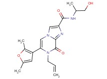 7-allyl-6-(2,5-dimethyl-3-furyl)-N-(2-hydroxy-1-methylethyl)-8-oxo-7,8-dihydroimidazo[1,2-a]pyrazine-2-carboxamide