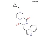 (3S,9aR)-8-(cyclopropylmethyl)-3-(1H-indol-3-ylmethyl)tetrahydro-2H-pyrazino[1,2-a]pyrazine-1,4(3H,6H)-dione