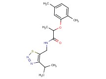 2-(2,5-dimethylphenoxy)-N-[(4-isopropyl-1,2,3-thiadiazol-5-yl)methyl]propanamide