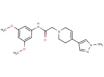 N-(3,5-dimethoxyphenyl)-2-[4-(1-methyl-1H-pyrazol-4-yl)-3,6-dihydropyridin-1(2H)-yl]acetamide