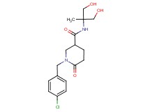 1-(4-chlorobenzyl)-N-[2-hydroxy-1-(hydroxymethyl)-1-methylethyl]-6-oxo-3-piperidinecarboxamide