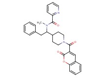 N-methyl-N-(1-{1-[(2-oxo-2H-chromen-3-yl)carbonyl]-4-piperidinyl}-2-phenylethyl)-2-pyridinecarboxamide