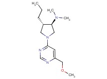 rel-(3R,4S)-1-[6-(methoxymethyl)-4-pyrimidinyl]-N,N-dimethyl-4-propyl-3-pyrrolidinamine dihydrochloride