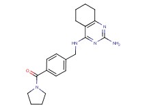 N~4~-[4-(pyrrolidin-1-ylcarbonyl)benzyl]-5,6,7,8-tetrahydroquinazoline-2,4-diamine
