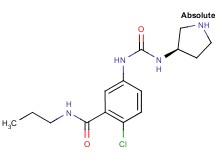 2-chloro-N-propyl-5-({[(3R)-3-pyrrolidinylamino]carbonyl}amino)benzamide hydrochloride