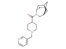 (1R*,3s,6r,8S*)-4-{[1-(pyridin-3-ylmethyl)piperidin-4-yl]carbonyl}-4-azatricyclo[4.3.1.1~3,8~]undecane