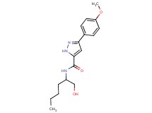 N-[1-(hydroxymethyl)pentyl]-3-(4-methoxyphenyl)-1H-pyrazole-5-carboxamide