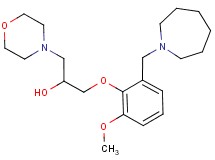 1-[2-(azepan-1-ylmethyl)-6-methoxyphenoxy]-3-morpholin-4-ylpropan-2-ol