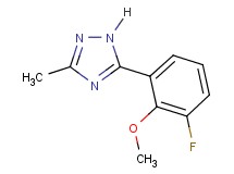 5-(3-fluoro-2-methoxyphenyl)-3-methyl-1H-1,2,4-triazole