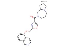 (9aS)-2-({2-[(isoquinolin-5-yloxy)methyl]-1,3-oxazol-4-yl}carbonyl)octahydro-1H-pyrrolo[1,2-a][1,4]diazepine