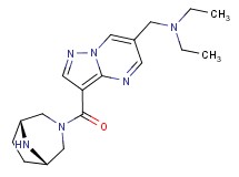 ({3-[(1R*,5S*)-3,8-diazabicyclo[3.2.1]oct-3-ylcarbonyl]pyrazolo[1,5-a]pyrimidin-6-yl}methyl)diethylamine