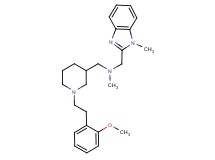 ({1-[2-(2-methoxyphenyl)ethyl]-3-piperidinyl}methyl)methyl[(1-methyl-1H-benzimidazol-2-yl)methyl]amine