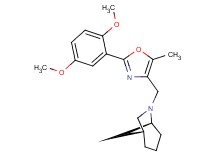 (1R*,5S*)-6-{[2-(2,5-dimethoxyphenyl)-5-methyl-1,3-oxazol-4-yl]methyl}-6-azabicyclo[3.2.1]octane