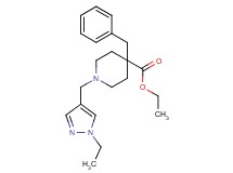 ethyl 4-benzyl-1-[(1-ethyl-1H-pyrazol-4-yl)methyl]-4-piperidinecarboxylate