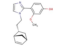 4-(1-{2-[(1S*,2S*,4S*)-bicyclo[2.2.1]hept-5-en-2-yl]ethyl}-1H-imidazol-2-yl)-3-methoxyphenol
