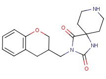 3-(3,4-dihydro-2H-chromen-3-ylmethyl)-1,3,8-triazaspiro[4.5]decane-2,4-dione