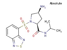 (4S)-4-amino-1-(2,1,3-benzothiadiazol-4-ylsulfonyl)-N-isopropyl-L-prolinamide