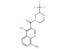8-methyl-3-{[2-(trifluoromethyl)-4-morpholinyl]carbonyl}-4-quinolinol