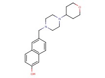 6-{[4-(tetrahydro-2H-pyran-4-yl)piperazin-1-yl]methyl}-2-naphthol