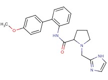 1-(1H-imidazol-2-ylmethyl)-N-(4'-methoxy-2-biphenylyl)prolinamide