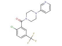 1-[2-chloro-5-(trifluoromethyl)benzoyl]-4-(3-pyridinyl)piperazine