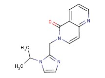 6-[(1-isopropyl-1H-imidazol-2-yl)methyl]-1,6-naphthyridin-5(6H)-one