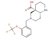 (4aS*,8aR*)-6-[2-(trifluoromethoxy)benzyl]octahydro-1,6-naphthyridine-4a(2H)-carboxylic acid