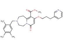methyl 7-oxo-9-[3-(3-pyridinyl)propoxy]-3-(2,4,5-trimethylbenzyl)-1,2,3,4,5,7-hexahydropyrido[1,2-d][1,4]diazepine-10-carboxylate