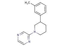 2-[3-(3-methylphenyl)-1-piperidinyl]pyrazine