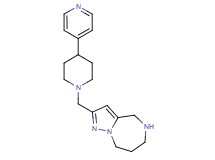 2-{[4-(4-pyridinyl)-1-piperidinyl]methyl}-5,6,7,8-tetrahydro-4H-pyrazolo[1,5-a][1,4]diazepine