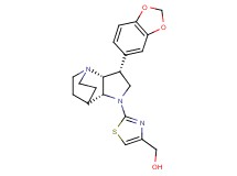 {2-[(3R*,3aR*,7aR*)-3-(1,3-benzodioxol-5-yl)hexahydro-4,7-ethanopyrrolo[3,2-b]pyridin-1(2H)-yl]-1,3-thiazol-4-yl}methanol