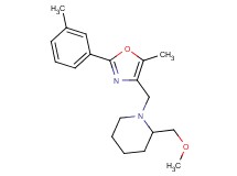2-(methoxymethyl)-1-{[5-methyl-2-(3-methylphenyl)-1,3-oxazol-4-yl]methyl}piperidine