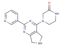 4-(2-pyridin-3-yl-6,7-dihydro-5H-pyrrolo[3,4-d]pyrimidin-4-yl)piperazin-2-one