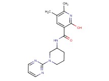 2-hydroxy-5,6-dimethyl-N-[1-(2-pyrimidinyl)-3-piperidinyl]nicotinamide