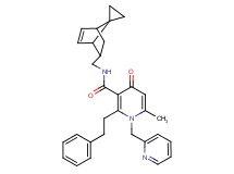 6-methyl-4-oxo-2-(2-phenylethyl)-1-(2-pyridinylmethyl)-N-(spiro[bicyclo[2.2.1]heptane-7,1'-cyclopropane]-5-en-2-ylmethyl)-1,4-dihydro-3-pyridinecarboxamide
