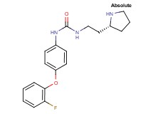 N-[4-(2-fluorophenoxy)phenyl]-N'-{2-[(2R)-2-pyrrolidinyl]ethyl}urea hydrochloride