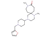 4-[1-(2-furylmethyl)piperidin-4-yl]-1,9-dimethyl-1,4,9-triazaspiro[5.6]dodecan-10-one