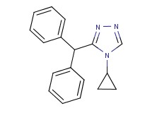 4-cyclopropyl-3-(diphenylmethyl)-4H-1,2,4-triazole