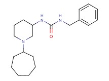 N-benzyl-N'-(1-cycloheptyl-3-piperidinyl)urea