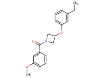 3-(3-ethylphenoxy)-1-(3-methoxybenzoyl)azetidine