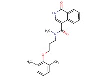 N-[3-(2,6-dimethylphenoxy)propyl]-N-methyl-1-oxo-1,2-dihydroisoquinoline-4-carboxamide