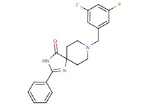 8-(3,5-difluorobenzyl)-2-phenyl-1,3,8-triazaspiro[4.5]dec-1-en-4-one
